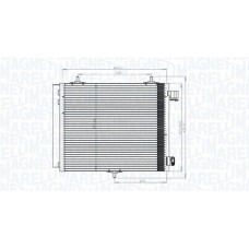 350203818000 MAGNETI MARELLI Конденсатор кондиціонера