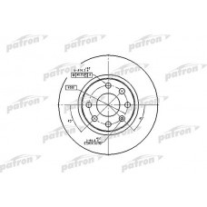 PBD1624 PATRON Гальмівний диск