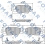 FO 249781 FOMAR Friction Комплект гальмівних колодок дисковий гальм