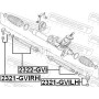 2322-GVI FEBEST Осьовий шарнір рульова тяга
