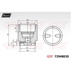 72948020 MAXTECH Поршень корпус скоби гальма