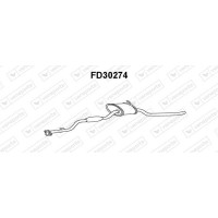 FD30274 VENEPORTE Предглушник вихлопних газів