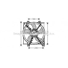 HY7506 AVA QUALITY COOLING Вентилятор охолодження двигуна