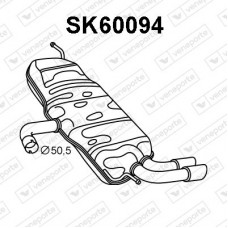SK60094 VENEPORTE Глушник вихлопних газів кінцевий