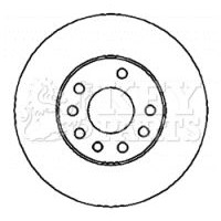 KBD4436 KEY PARTS Гальмівний диск