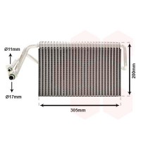 3000V486 VAN WEZEL Випарник кондиціонера