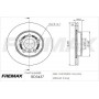 BD-3437 FREMAX Гальмівний диск