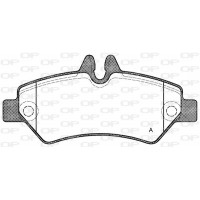 BPA1246.00 OPEN PARTS Комплект гальмівних колодок дисковий гальм