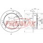 BD2907 FREMAX BRAKE DISC HIGH CARBON