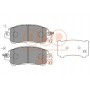 704-11084 IAP QUALITY PARTS Комплект гальмівних колодок дисковий гальм