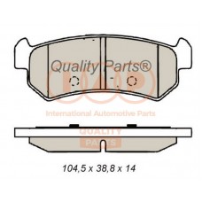 704-20035 IAP QUALITY PARTS Комплект гальмівних колодок дисковий гальм