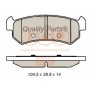 704-20035 IAP QUALITY PARTS Комплект гальмівних колодок дисковий гальм