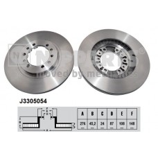 J3305054 NIPPARTS Гальмівний диск