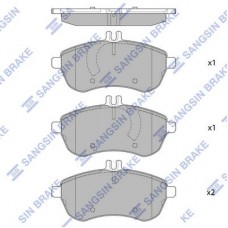 SP2284 Hi-Q КомплеК т гальмівних колодок, дискове гальмо