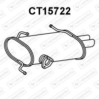 CT15722 VENEPORTE Глушник вихлопних газів кінцевий