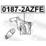 0187-2AZFE FEBEST натяжний ролик, Поліклиновий ремінь