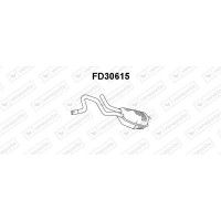FD30615 VENEPORTE Середній глушник вихлопних газів