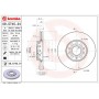 09.5745.24 BREMBO Гальмівний диск