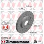 100.1234.52 ZIMMERMANN Гальмівний диск