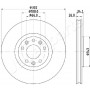 DI-0635 JAPANPARTS Гальмівний диск
