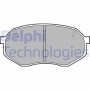 LP630 DELPHI Комплект гальмівних колодок дисковий гальм