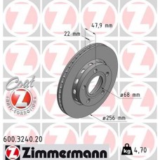 600.3240.20 ZIMMERMANN Гальмівний диск