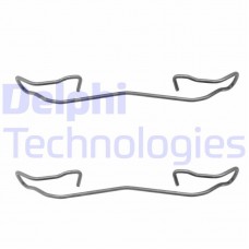 LX0167 DELPHI Комплектуючі колодки дискового гальма