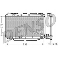 DRM50021 DENSO Радіатор охолодження двигуна