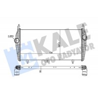 352315 KALE OTO RADYATÖR Интеркулер