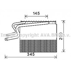 RTV465 AVA QUALITY COOLING Випарник кондиціонера
