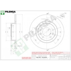 5684 PILENGA Гальмівний диск