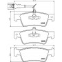 8DB 355 013-841 HELLA Комплект гальмівних колодок, дискове гальмо