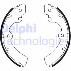 LS1467 DELPHI Комплект гальмівних колодок