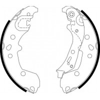 8DB 355 022-881 HELLA PAGID Комплект гальмівних колодок