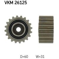 VKM 26125 SKF Паразитный / Ведущий ролик, Зубчастий ремінь