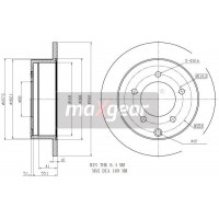 19-2389MAX MAXGEAR Гальмівний диск