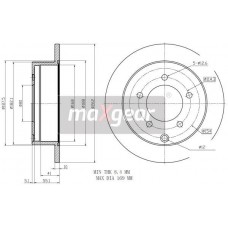 19-2389MAX MAXGEAR Гальмівний диск