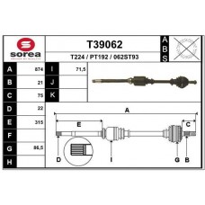 T39062 EAI Привідний вал