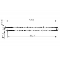 1 987 482 857 BOSCH Тросик, cтояночный тормоз