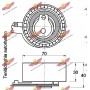 03.81921 AUTOKIT Натяжний ролик ремінь ГРМ