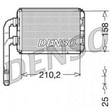 DRR23016 DENSO Теплообмінник обігрів салону