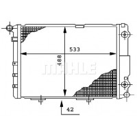 WG2183420 WILMINK GROUP Радіатор охолодження двигуна