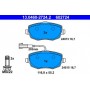 13.0460-2724.2 ATE Комплект гальмівних колодок, дискове гальмо