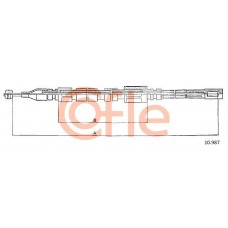 10.987 COFLE Тросик, cтояночный тормоз
