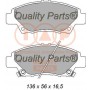 704-06082 IAP QUALITY PARTS КомплеК т гальмівних колодок, дискове гальмо