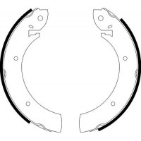 8DB 355 000-551 HELLA PAGID Комплект гальмівних колодок