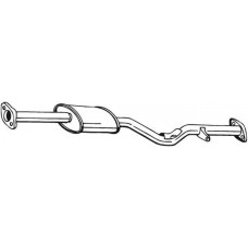 280-121 BOSAL Середній глушник вихлопних газів