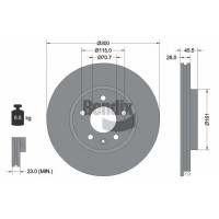 BDS1079HC BENDIX Braking Гальмівний диск