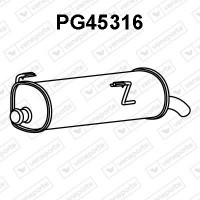 PG45316 VENEPORTE Глушник вихлопних газів кінцевий