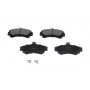 KBP-5507 KAVO PARTS Комплект гальмівних колодок дисковий гальм